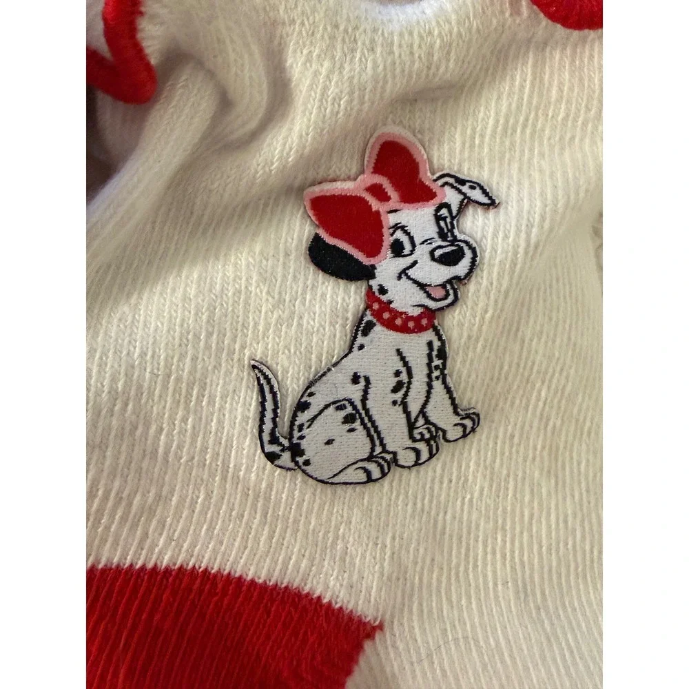 Disney Baby 101 Dalmatians Socks 2 Pack Red White Black Spotted 12-24 Months NEW